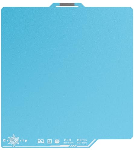 BIGTREETECH BIQU Cryogrip Pro Frostbite Panda Build Plate 257x257MM for Bambu-Lab P1P, P1S, P2S, X1C, X2D, X1E, A1 3D Printers - style: Frostbite(P1P/P1S/P2S/X1C/X2D/X1E/A1)