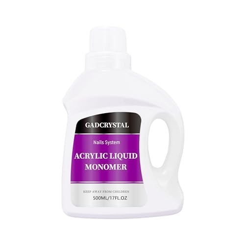 Monomer Acrylic Nail Liquid,Nail Acrylic Liquid 500ml/17fl.oz,Acrylic Liquid for Nails,Acrylic Liquid Monomer,Acrylic Liquid for Acrylic Powder Nails Extension for Nail Art - color: 500ml