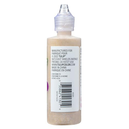 Tulip Puff Fabric Paint, Permanent Craft Paint for Clothes, DIY Projects, Notoxic, 4 fl oz 3-Pack, Glitter Gold - color: Xmas