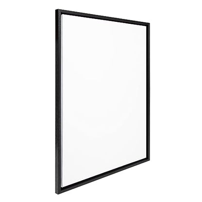 Kate and Laurel Sylvie Blank Framed Canvas Wall Art, 23x33 Brown, Modern Empty Canvas for Paint-Your-Own Art, Premium Canvas Already Framed - color: Black, size: 23"L x 33"W