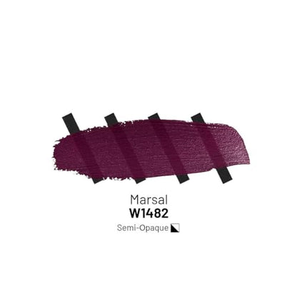 KAMENSKAYA Acrylic Inks for Artists - Marsala Acrylic Ink, 3.38 Fl Oz (100 ml) - color: Marsala