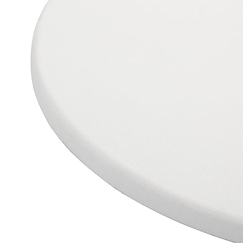 Paramount Cotton Oval Canvas, 11x14", Box of 6 - Medium Texture, 11/16" Thick, 9 oz. Double Primed, Acid-Free, Non-Ghosting Raised Edge Stretcher Frame, Smooth Edge Oval Canvases for Painting - size: 11x14"