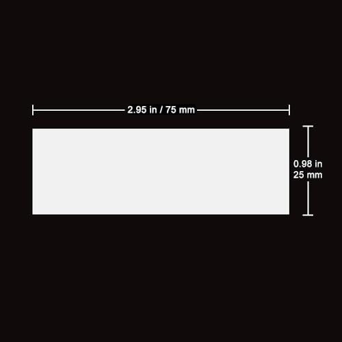 StonyLab Glass Backed TLC Classical Silica Gel Plate, 2.5 x 7.5 cm Thin Layer Chromatography Analytical Plate with Silica Gel, Pack of 80