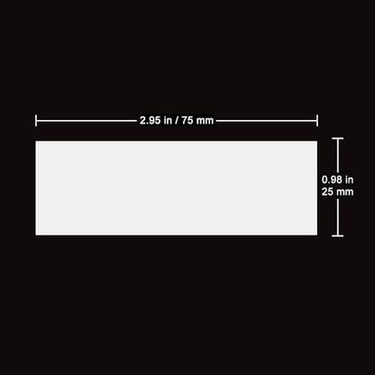 StonyLab Glass Backed TLC Classical Silica Gel Plate, 2.5 x 7.5 cm Thin Layer Chromatography Analytical Plate with Silica Gel, Pack of 80