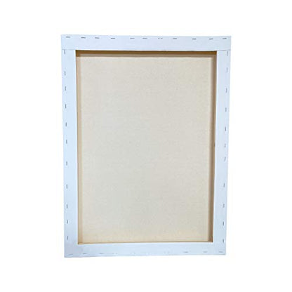 milo Stretched Artist Canvas | 18x24 inches | 4 Pack | 1.5” inch Thick Gallery Profile | 11 oz Primed Large Canvases for Painting, Ready to Paint Art Supplies for Acrylic, Oil - size: 18" x 24" Pack of 4