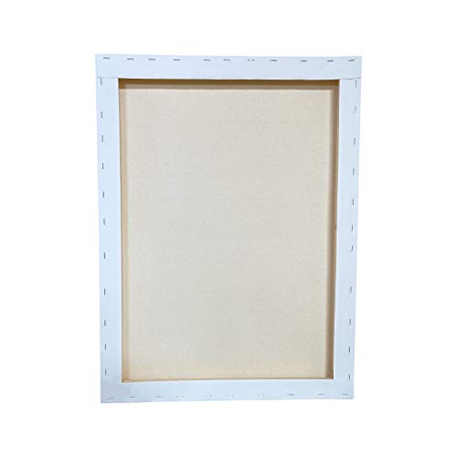 milo Stretched Artist Canvas | 18x24 inches | 4 Pack | 1.5” inch Thick Gallery Profile | 11 oz Primed Large Canvases for Painting, Ready to Paint Art Supplies for Acrylic, Oil - size: 18" x 24" Pack of 4
