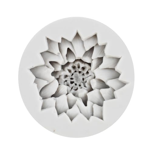 Flower Polymer Clay Mold Chrysanthemum Flower Silicone Molds for DIY Crafts Epoxy Resin Casting Air Dry Clay Plaster Jewelry Making - color: Style C