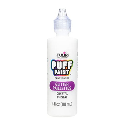 TULIP Dimensional Fabric Paint 4oz, Glitter Crystal Sparkle (41904) - color: GLITTER CRYSTAL, size: 4 Fl Oz (Pack of 1)