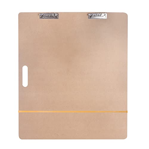 Vencer 18" x 24" Artist Sketch Tote Board,Drawing Board with Clips and Handle for Classroom,Studio or Field Use,VAB-002 - size: 18" x 24"