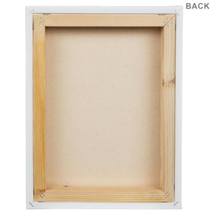 Hobby Lobby Master's Touch Grandeur Blank Canvas, Heavy-Duty Cotton Duck, Gallery-Wrapped, White (14"x11") - style: 14"x11"