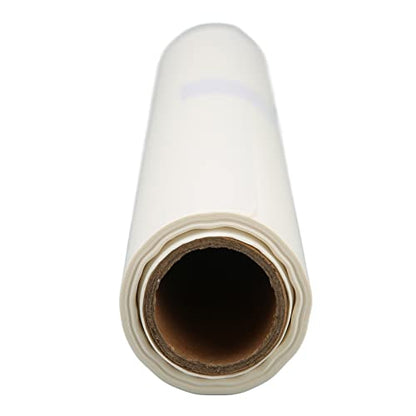 Culnflun Tracing Paper Roll White High Transparency Pattern Paper for Sewing Dressmaking Sketch Drafting Designers Artists Builders 1 Roll Original (23m) - size: 23m