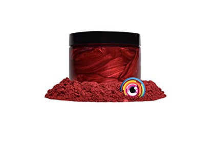 Eye Candy Pigments Premium True Red Mica Powder - Yamagata Red (50gr) - for Epoxy, Resin, Soap, Paint, Woodworking, Acrylic Pouring, Bath Bombs, Fishing Lures - DIY Arts and Crafts Additive - color: Yamagata Red
