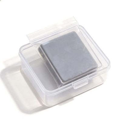 Kneaded Eraser 1 Pack Grey, Soft Moldable Absorbent Kneadable Eraser for Sketching, Drawing, Charcoal, Graphite, Art Blending, with Plastic Storage Case