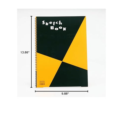 Maruman ZUAN Sketchbook 13.86 x 9.88 Inches (B4), Unruled, 24 pages (S120) - size: B4, style: SKETCHBOOK