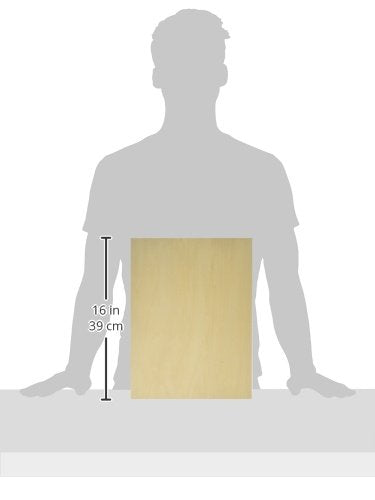 Ampersand Art Supply Unprimed Basswood Artist Panel, 7/8" Cradled Profile, 12"x16" - size: 12"x16", style: 7/8" Cradled