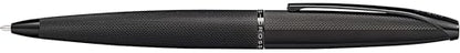 Cross ATX Brushed Black Stainless Steel Fine Nib Fountain Pen - Refillable Pen for Smooth Writing - Black Ink - Comfortable Grip - Long-Lasting - Professional Office Supplies - color: Brushed Black, style: Extra Fine Nib