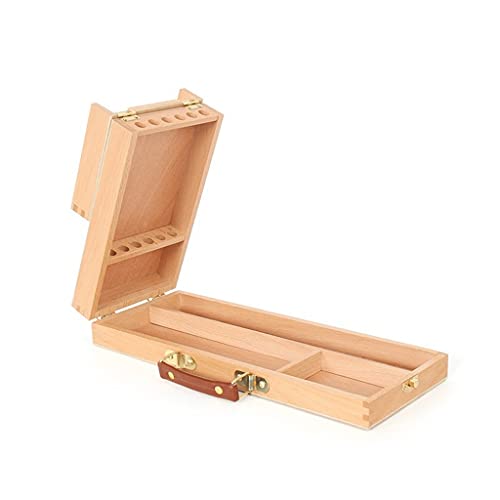 JSEIAJB Portable Sketch Easel Painting Box Wooden for Drawing Oil Paint Laptop Accessories Art Supplies for Artist Child