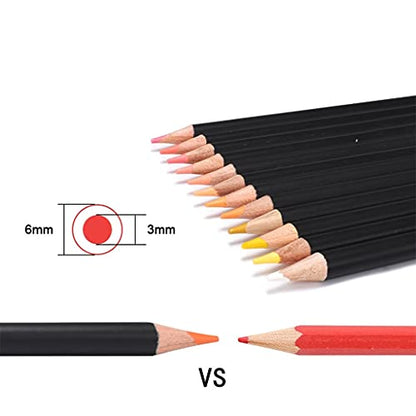 72 Pcs Professional Oil Colored Pencils Set Artist Painting Sketching Drawing