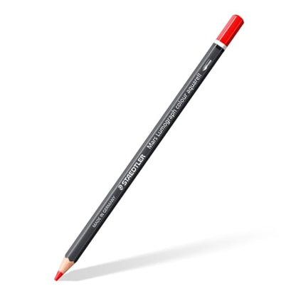 STAEDTLER Mars Lumograph Aquarell Colored Watercolor Pencils, Tin of 12 - style: Tin of 12