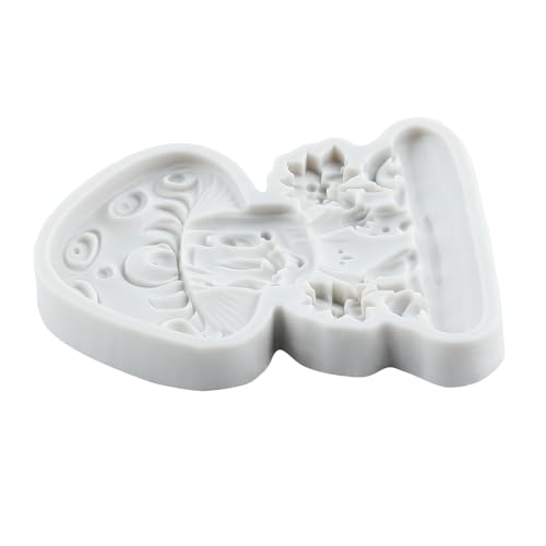 Cartoon Mushroom Silicone Resin Molds Mushroom Polymer Clay Mold for DIY Crafts Epoxy Resin Casting Air Dry Polymer Clay Plaster Jewelry Making - color: Style E