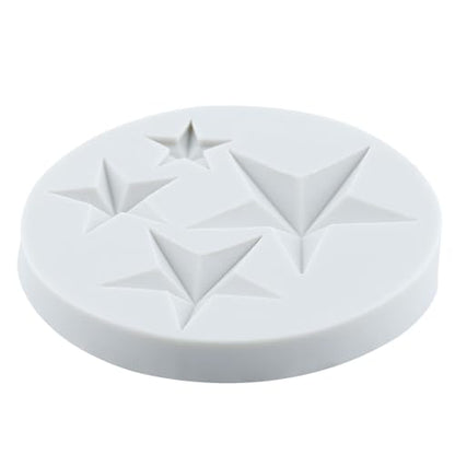 Star Polymer Clay Mold Five Pointed Star Silicone Molds for DIY Crafts Air Dry Plaster Polymer Clay Epoxy Resin Casting Jewelry Making - color: Style B