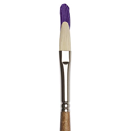 Winsor & Newton Artists' Oil Synthetic Brush, Filbert #4 - style: Filbert #4