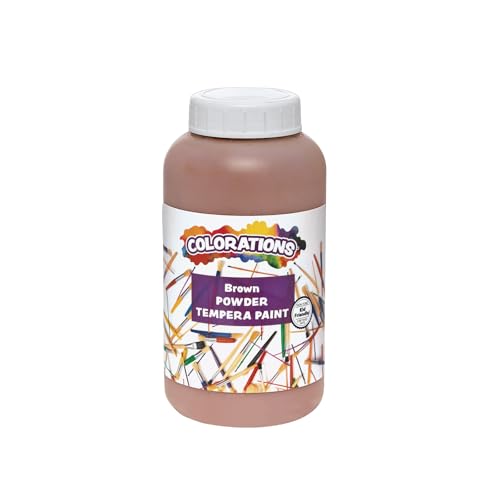 Colorations CPTBR Powder Tempera, Brown - 1 lb. - color: Brown