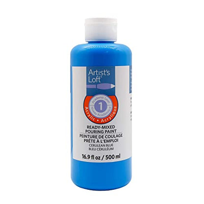 Artist's Loft Acrylic Ready-Mixed Pouring Paint 500ml - color: Cerulean Blue