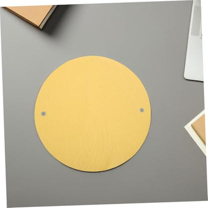 DIYEAH 2pcs Dual Hole Design Clay Throwing Pad for Pottery Wheel Bat Durable and Reusable Mat for Potters Compatible with Density Boards