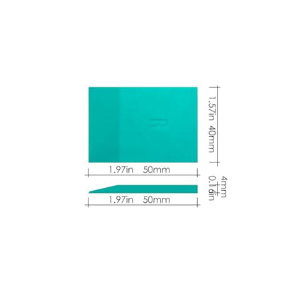 Chalk Paste Mini Squeegee 3Pack,Optimized for use with Mesh Backed Stencils and Transfers |Rubber Mini Squeegee for Screen Printing, Ink, and Chalk Paste