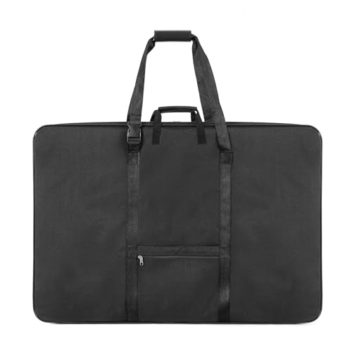 Premium Art Portfolio Case - 32" x 42" - Soft Sided - Steel Frame - Waterproof & Tear Resistant - Artwork, Photography, Sketch, LCD, Monitor, Solar Panel - Shoulder Straps & Handles - size: 32x42