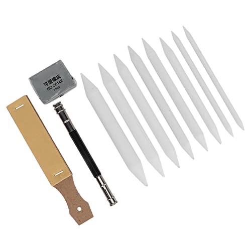 Semme 3 Sets Blending Stumps Tortillions Premium Drawing Tools for Artists Students and Charcoal Sketching