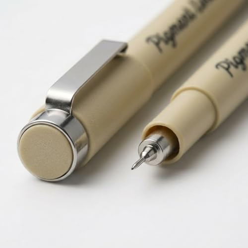 Yardlio Pen Set - 6 Fineliner Pens for Journaling, Writing, and Drawing - Nice Pens for Art, Journals, & Creative Work - Best Pens for Sketching and Journaling