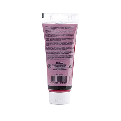 Pebeo - Acrylic Fine Studio Acrylics - Naphtol Carmine - Naphtol Carmine 100ml/3.38oz - color: Naphthol Carmine