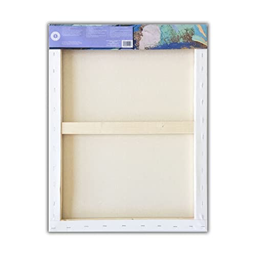 Artist's Loft 18" x 24" Level 1 Back Stapled Canvas - Archival Quality and Acid Free Cotton Canvas for Acrylic and Oil Paints - 1 Pack
