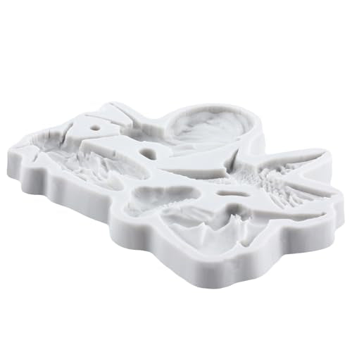 Insect Mushroom Polymer Clay Mold Beetle Snial Mushroom Bird Silicone Molds for DIY Crafts Epoxy Resin Casting Air Dry Polymer Clay Plaster Jewelry Making - color: Style J