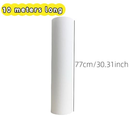10M/Roll Cotton Canvas Roll,White Blank Specialized Suitable for Oil Painting, Pigments,27,37,47,57,67,77,87cm Wide(77cmx10m) - color: 77cmx10m