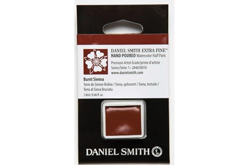 Daniel Smith : Watercolour Paint : Half Pan : Burnt Sienna : Series 1 - color: Burnt Sienna