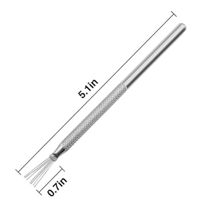 2 PCS Clay Scoring Tools, Stainless Steel Pottery Tool Polymer Clay Tools | Air Dry Clay Tools for Texturing Sculpting