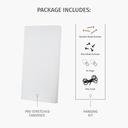 PIXY CANVAS Value Pack of 1 Stretched Canvas 9x12 inch, 1-1/2 (1.5) inch deep for Your Paintings/Artwrok/Wall Art/Wall Decor (Pack of 1 Canvas, 9 x 12 inch, Portrait) - size: 9 x 12 inch, style: Pack of 1