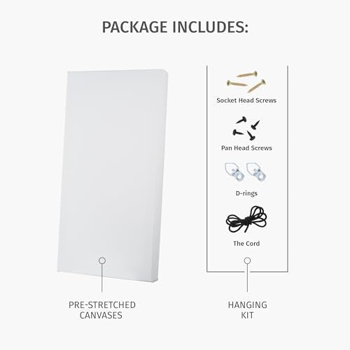PIXY CANVAS Value Pack of 1 Stretched Canvas 8x24 inch, 1-1/4 (1.25) inch deep for Your Paintings/Artwork/Wall Art/Wall Decor (Pack of 1 Canvas, 8 x 24 inch, Landscape) - size: 8 x 24 inch, style: Pack of 1
