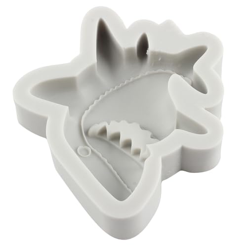 Shark Polymer Clay Mold Sea Animal Silicone Molds for DIY Crafts Air Dry Plaster Jewelry Making Polymer Clay Epoxy Resin Casting - color: Style B