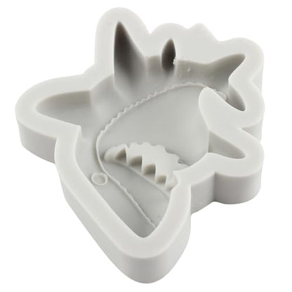 Shark Polymer Clay Mold Sea Animal Silicone Molds for DIY Crafts Air Dry Plaster Jewelry Making Polymer Clay Epoxy Resin Casting - color: Style B
