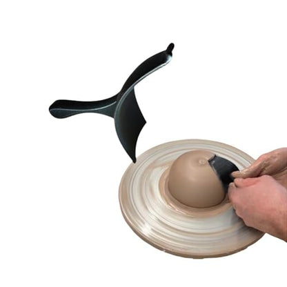 2PCS Pottery Centering Tool for Wheel Throwing – Clay Centering Aid for Home Kiln, Professional Studios & Kids Porcelain Making – Pottery Trimming Tools for Ceramic Clay
