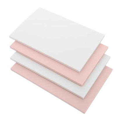 DIYEAH 4pcs Rubber Carving Kit Stamp Carving Blocks Soft Material for Printmaking Stamps Crafts