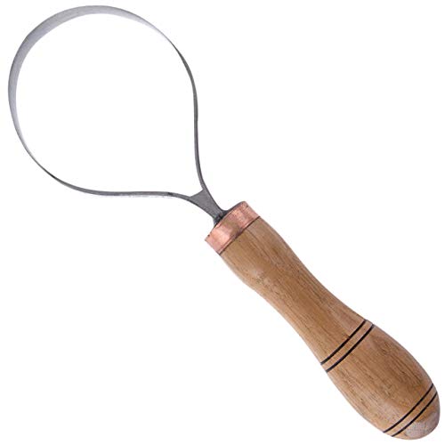 Wood Carving Scorp Knife | Round Carving Tool for Spoons, Bowls, and Cups | Spoon Bowl Carving Tools | Beginners | Oak Wood Handle with Carbon Steel Blade (3'in full scorp) - size: 3'in full scorp
