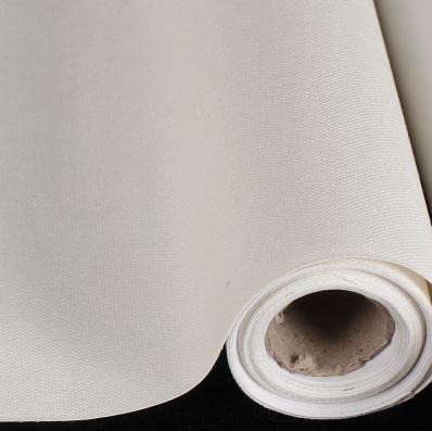 Cotton Canvas Roll, Canvas Roll for Painting Primed 0.28m x 5m Oil Acrylic Cotton Linen Multiple Materials(380g Pure Cotton) - color: 380g Pure Cotton