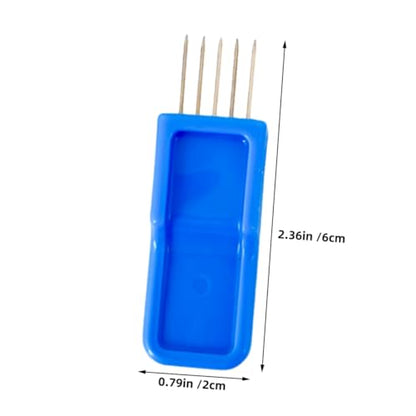 DIYEAH 2pcs Pin Texture Brush for Pottery Clay Texture Roller Kit for Adults Ceramic Scoring Tool Needle Set Clay Detailing Tool for Sculpting