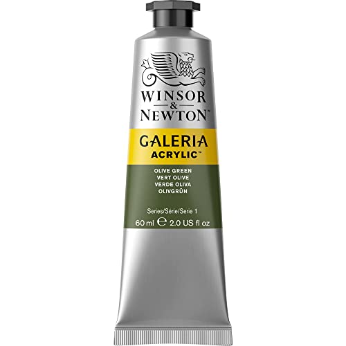 Winsor & Newton Galeria Acrylic Color, 60ml (2-oz) Tube, Olive Green - color: Olive Green, style: 2-oz Tube