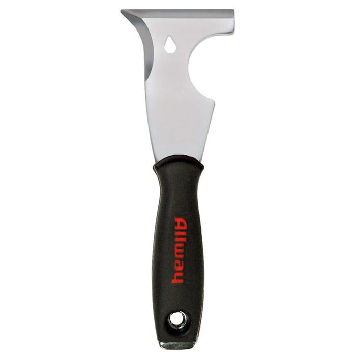 ALLWAY DSXG1 6-in-1 Painter's Multi Tool | Soft-Grip Handle, Built-in Hammer End - style: 6-in-1